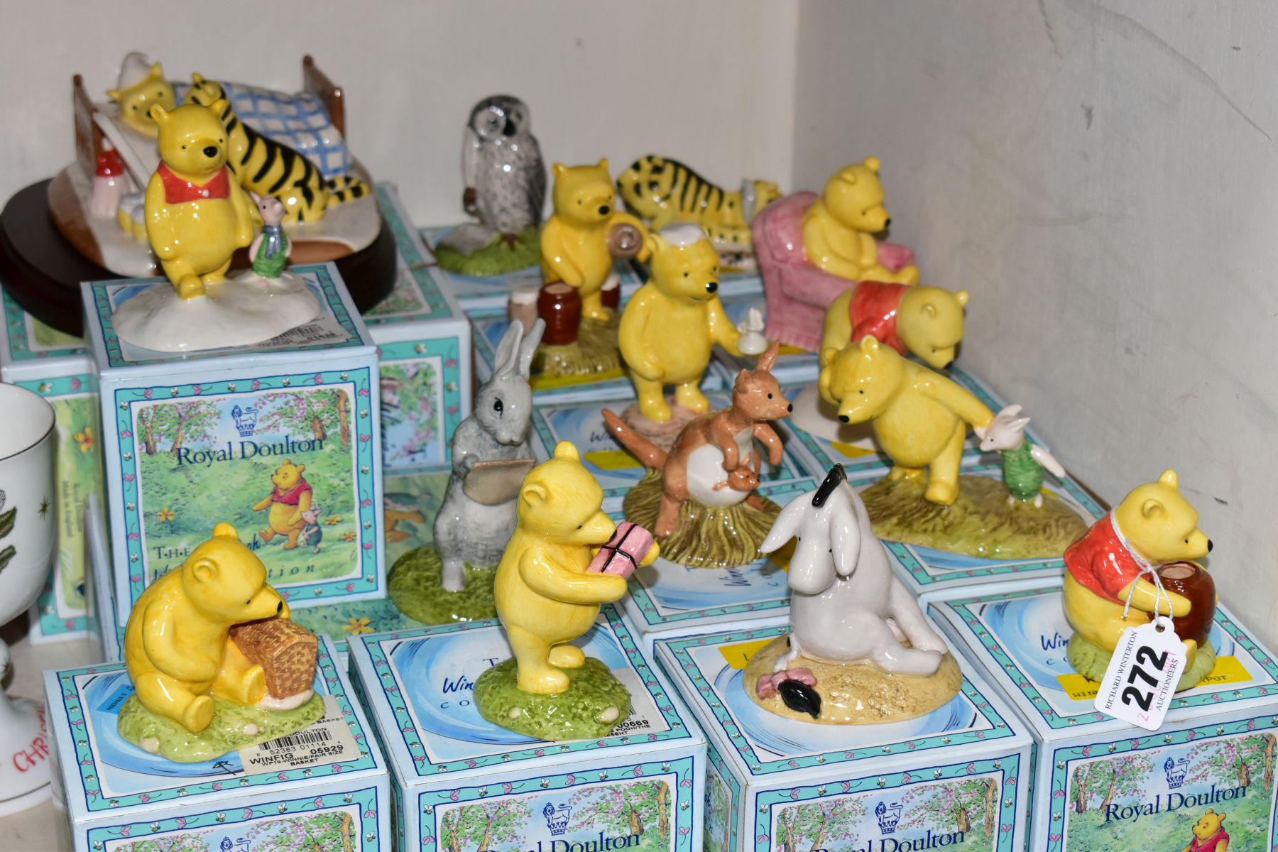 FIFTEEN BOXED ROYAL DOULTON WINNIE THE POOH COLLECTION FIGURES, comprising Winnie The Pooh and The