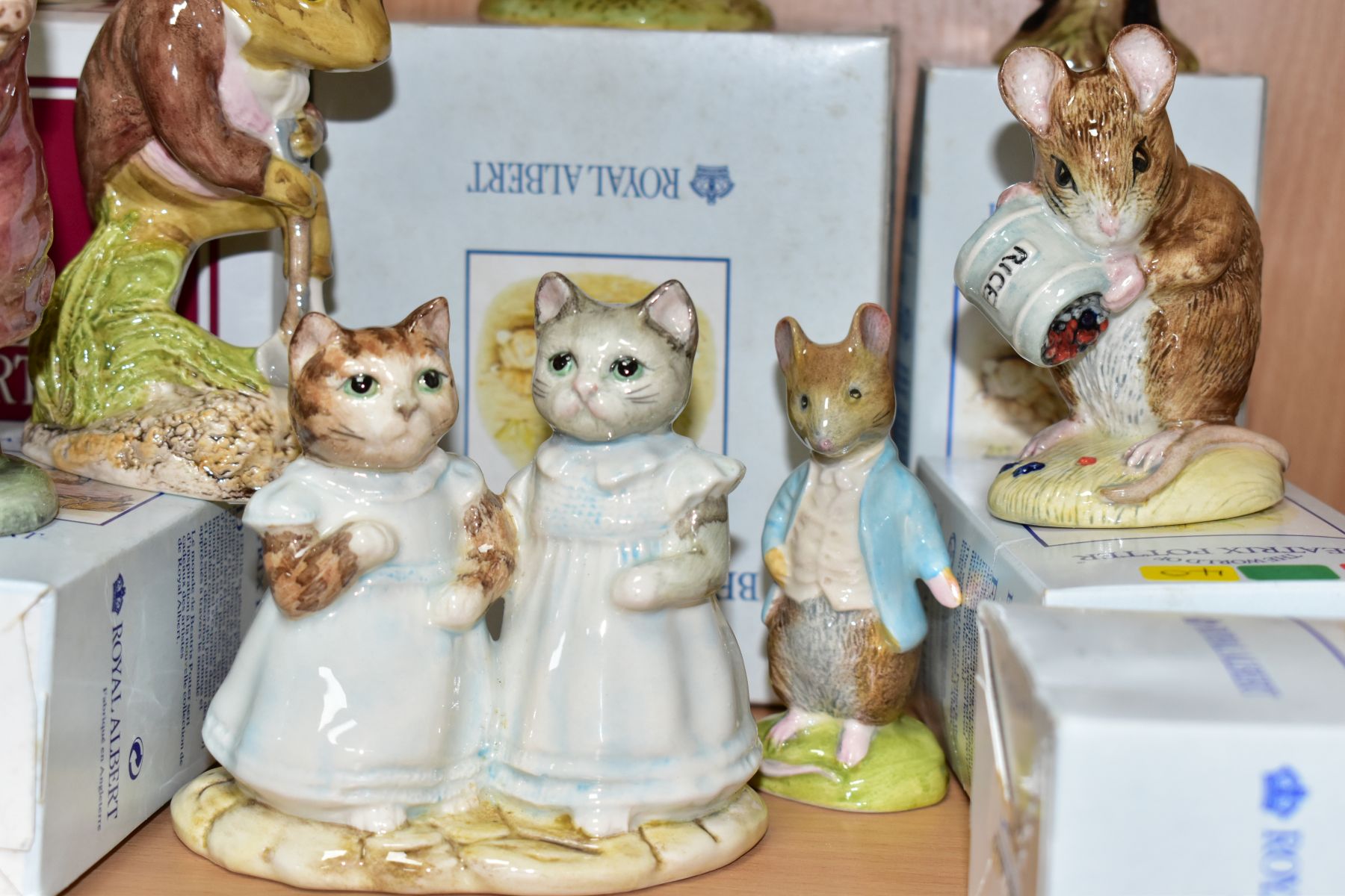 THIRTEEN ROYAL ALBERT BEATRIX POTTER FIGURES, BP6, comprising Babbitty Bumble (with odd box), - Image 4 of 7