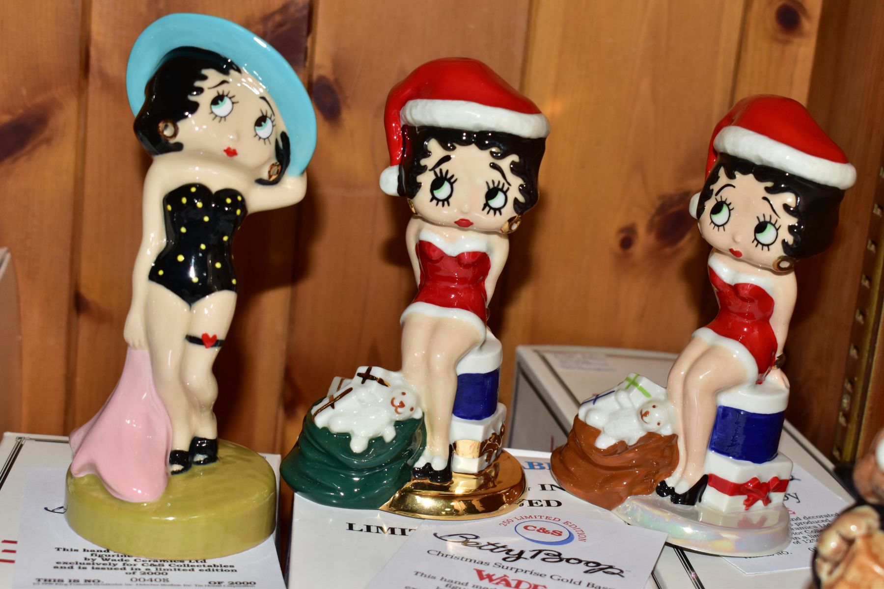 SIX BOXED LIMITED EDITION WADE C & S COLLECTABLES BETTY BOOP FIGURES, comprising Betty Boop no - Image 4 of 6