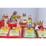 SIX BOXED ROYAL DOULTON BUNNYKINS FIGURES FROM THE INTERNATIONAL COLLECTORS CLUB, comprising