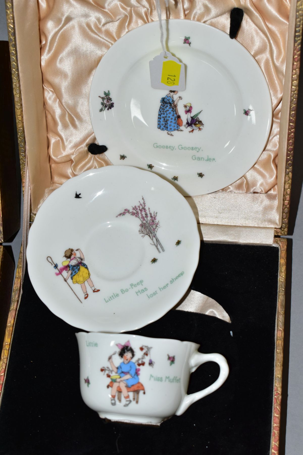 A CASED ROYAL DOULTON CHINA NURSERY RHYMES L SERIES WARE TRIO DESIGNED IN THE STYLE OF ANN ANDERSON, - Image 5 of 6