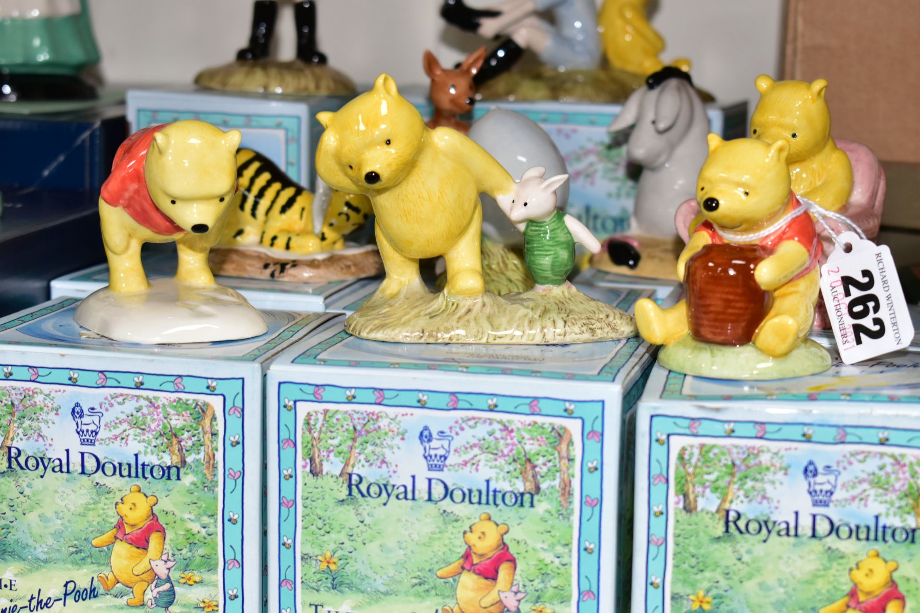 TEN BOXED ROYAL DOULTON FIGURES CELEBRATING 70 YEARS OF WINNIE THE POOH, comprising Winnie The - Image 2 of 7