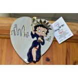 THREE LIMITED EDITION WADE C & S COLLECTABLES BETTY BOOP WALL PLAQUES, comprising Betty Boop Classic