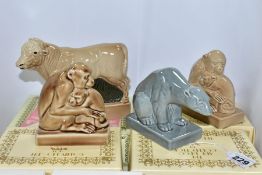 THREE BOXED WADE CLASSICAL COLLECTION FIGURES FOR U.K.I. CERAMICS LTD, comprising Polar Bear (second