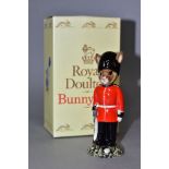 A BOXED ROYAL DOULTON GUARDSMAN BUNNYKINS DB127, produced exclusively for U.K. I. Ceramics Ltd in