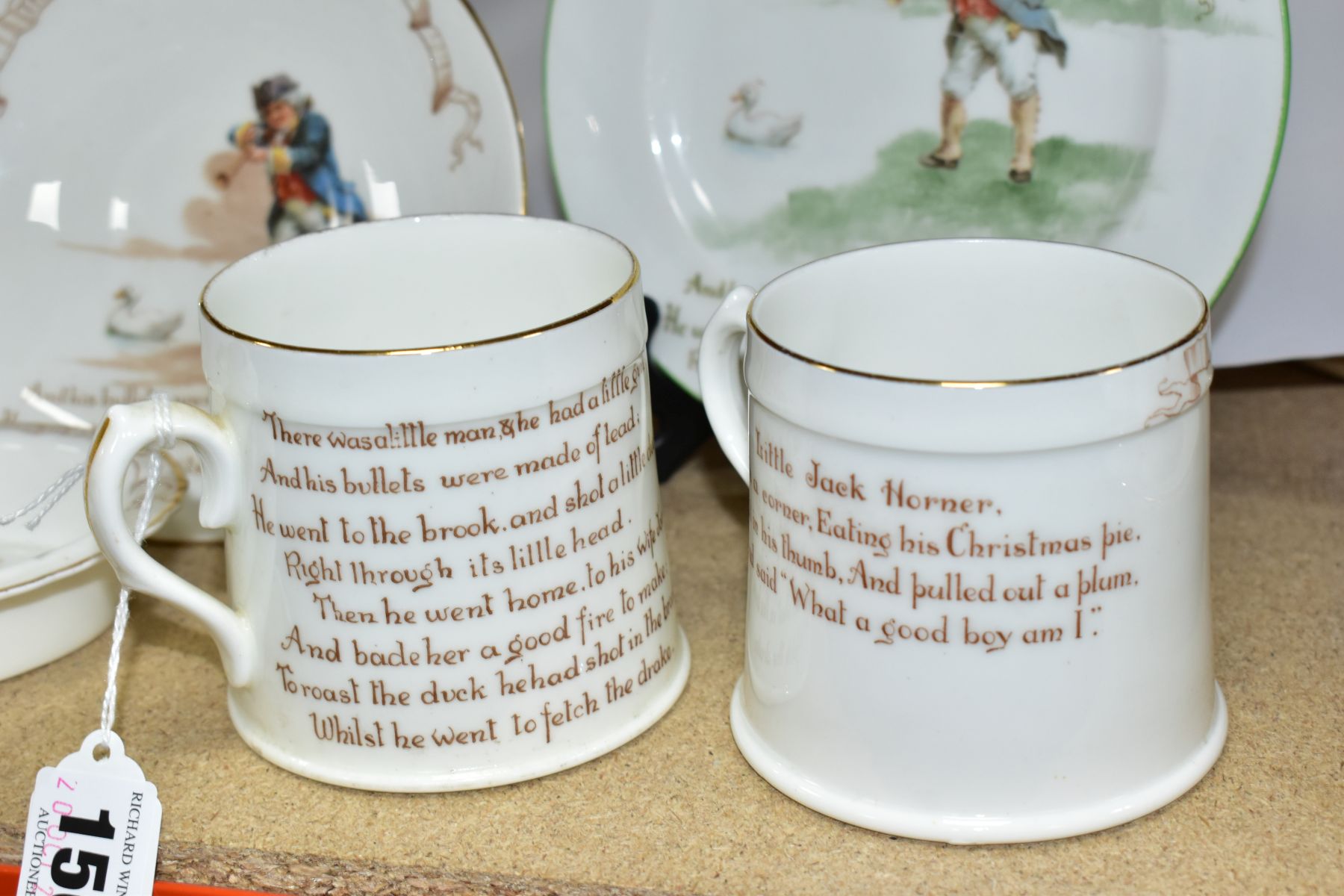 FOUR PIECES OF ROYAL DOULTON NURSERY RHYMES 'A' SERIES WARE, DESIGNED BY WILLIAM SAVAGE COOPER, ' - Image 4 of 7