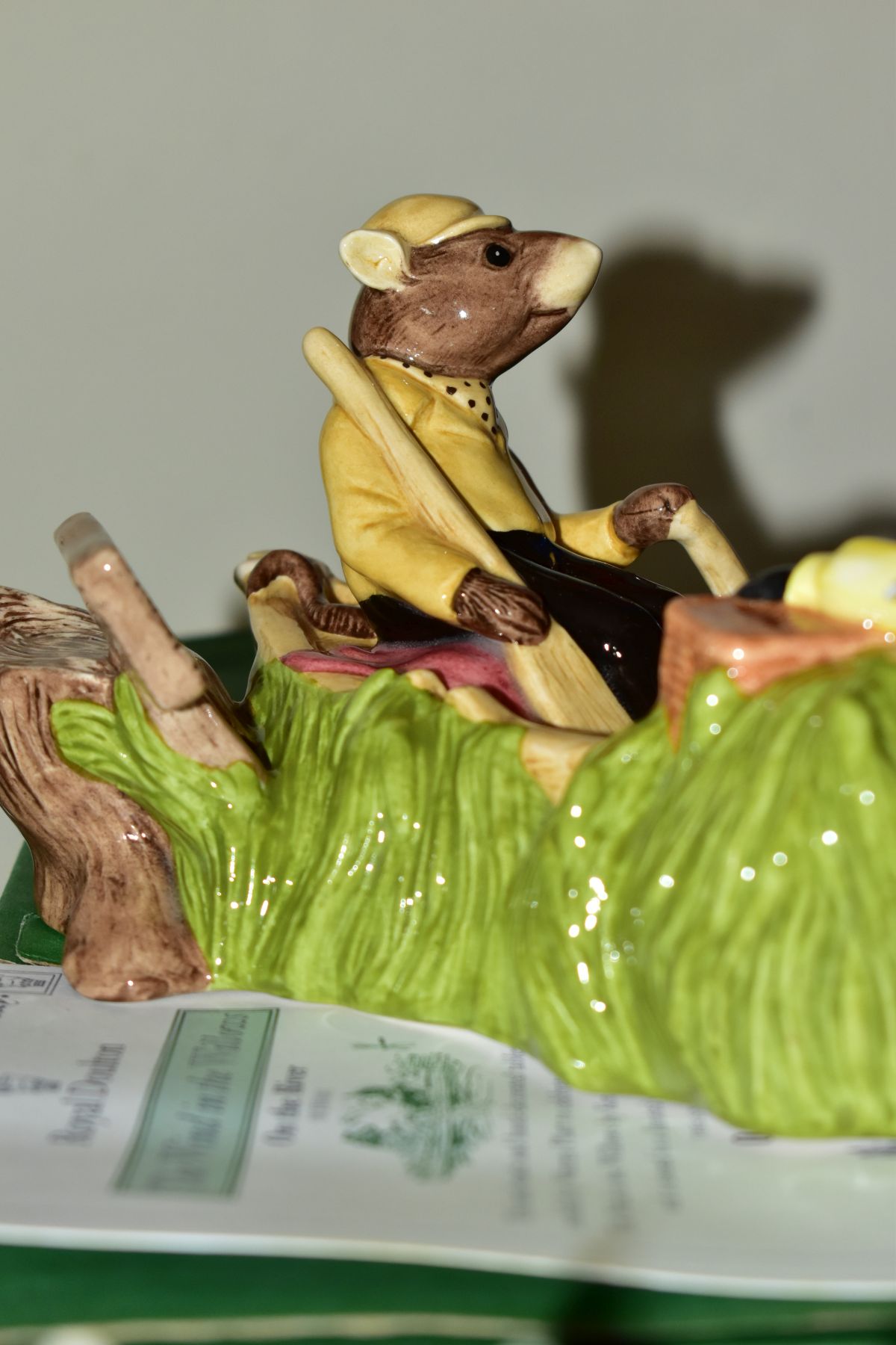 A BOXED LIMITED EDITION BESWICK WARE FIGURE GROUP, from The Wind in The Willows, On The River WIW - Image 5 of 6