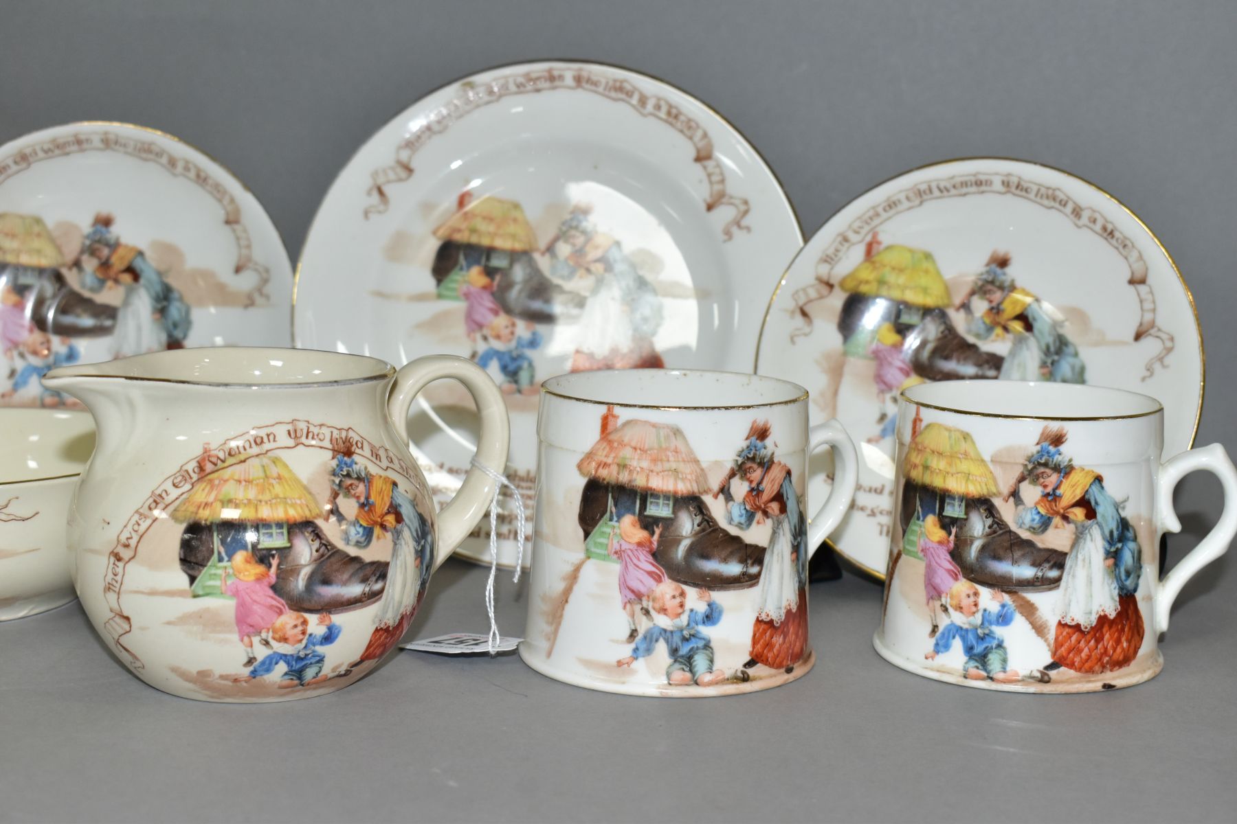 SIX PIECES OF ROYAL DOULTON NURSERY RHYMES 'A' SERIES WARE, DESIGNED BY WILLIAM SAVAGE COOPER, ' - Image 2 of 10