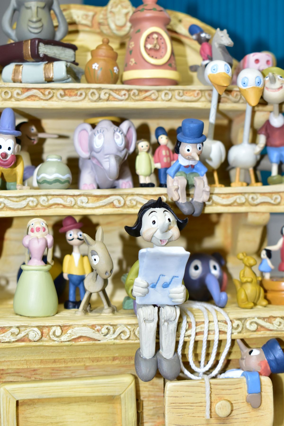 SEVEN BOXED WALT DISNEY CLASSICS COLLECTION PINOCCHIO FIGURES, comprising Making Dreams Come True, - Image 7 of 11