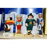 FOUR BOXED ROYAL DOULTON LIMITED EDITION FIGURES FROM 20TH CENTURY ADVERTISING CLASSICS,