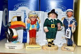 FOUR BOXED ROYAL DOULTON LIMITED EDITION FIGURES FROM 20TH CENTURY ADVERTISING CLASSICS,