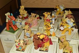 SIXTEEN BOXED ROYAL DOULTON JANE HISSEY'S OLD BEAR AND FRIENDS FIGURES, comprising Old Bear OB01,