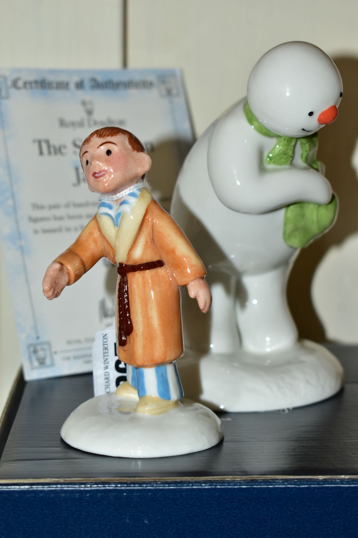 A LIMITED EDITION ROYAL DOULTON BOXED SET OF TWO FIGURES FROM THE SNOWMAN SERIES, The Snowman and - Image 2 of 4