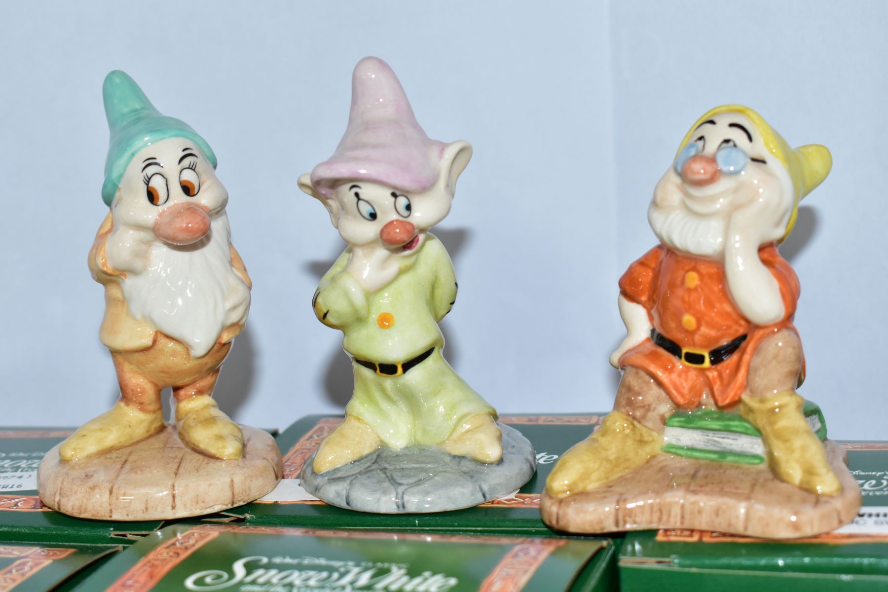 EIGHT BOXED ROYAL DOULTON FIGURES FROM SNOW WHITE AND THE SEVEN DWARFS, comprising Snow White SW9, - Image 5 of 6