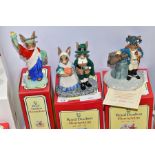 THREE BOXED ROYAL DOULTON LIMITED EDITION BUNNYKINS FIGURES FROM AMERICAN HERITAGE SERIES,