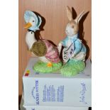 TWO BOXED BESWICK BEATRIX POTTER LARGE FIGURES, comprising Peter Rabbit with 100 years F.Warne &