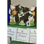 THREE LIMITED EDITION BESWICK PIG PROMENADE FIGURES FOR SINCLAIRS, comprising George PP10 (backstamp