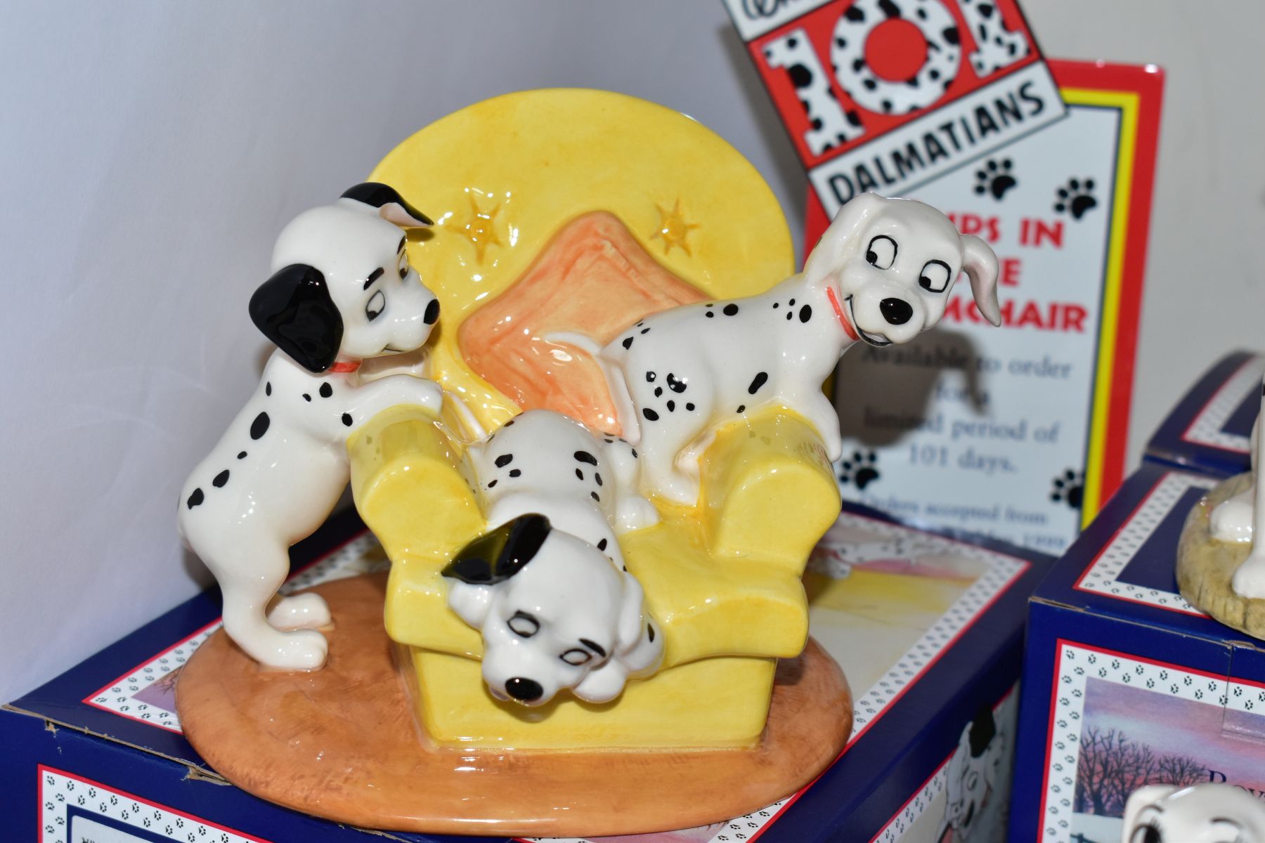 ELEVEN BOXED ROYAL DOULTON DISNEYS 101 DALMATIANS FIGURES, comprising Cruella De Vil DM1, Penny DM2, - Image 8 of 9