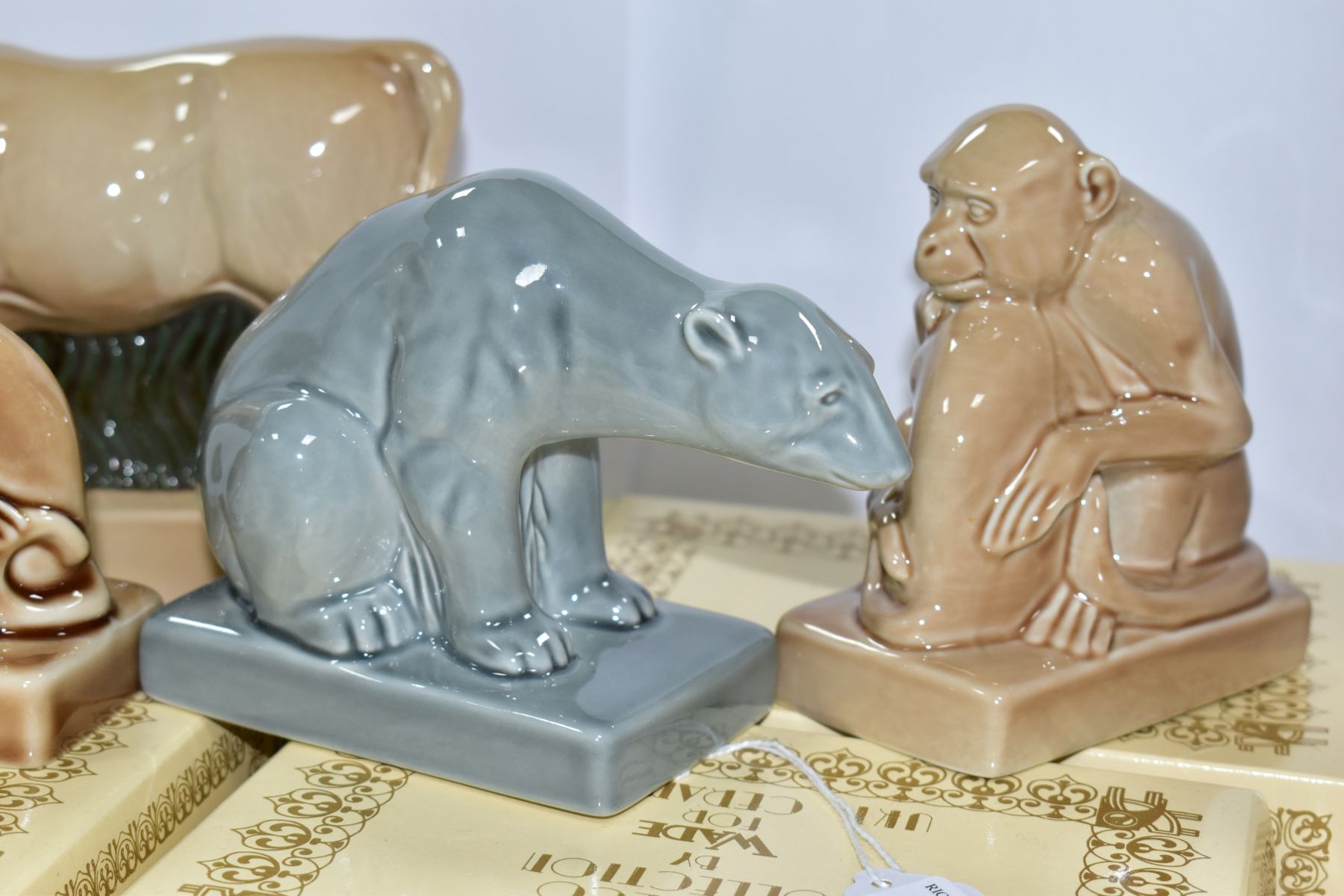 THREE BOXED WADE CLASSICAL COLLECTION FIGURES FOR U.K.I. CERAMICS LTD, comprising Polar Bear (second - Image 2 of 5