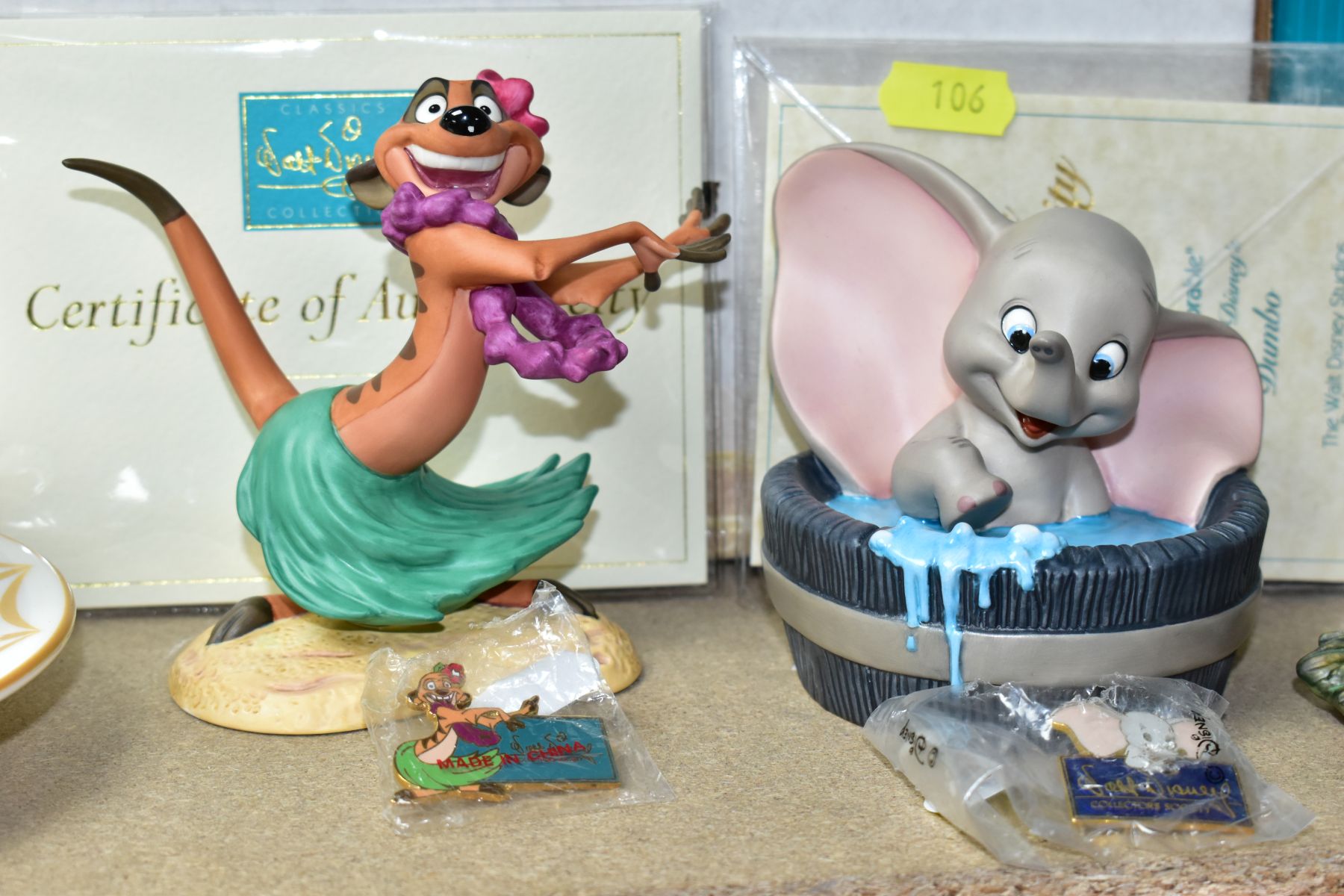 FIVE BOXED WALT DISNEY CLASSICS COLLECTION CERAMIC FIGURES, comprising Shere Khan 'Everyone Runs - Image 3 of 5