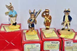 FOUR BOXED ROYAL DOULTON LIMITED EDTION BUNNYKINS FIGURES FROM AUSTRALIAN HERITAGE, comprising '