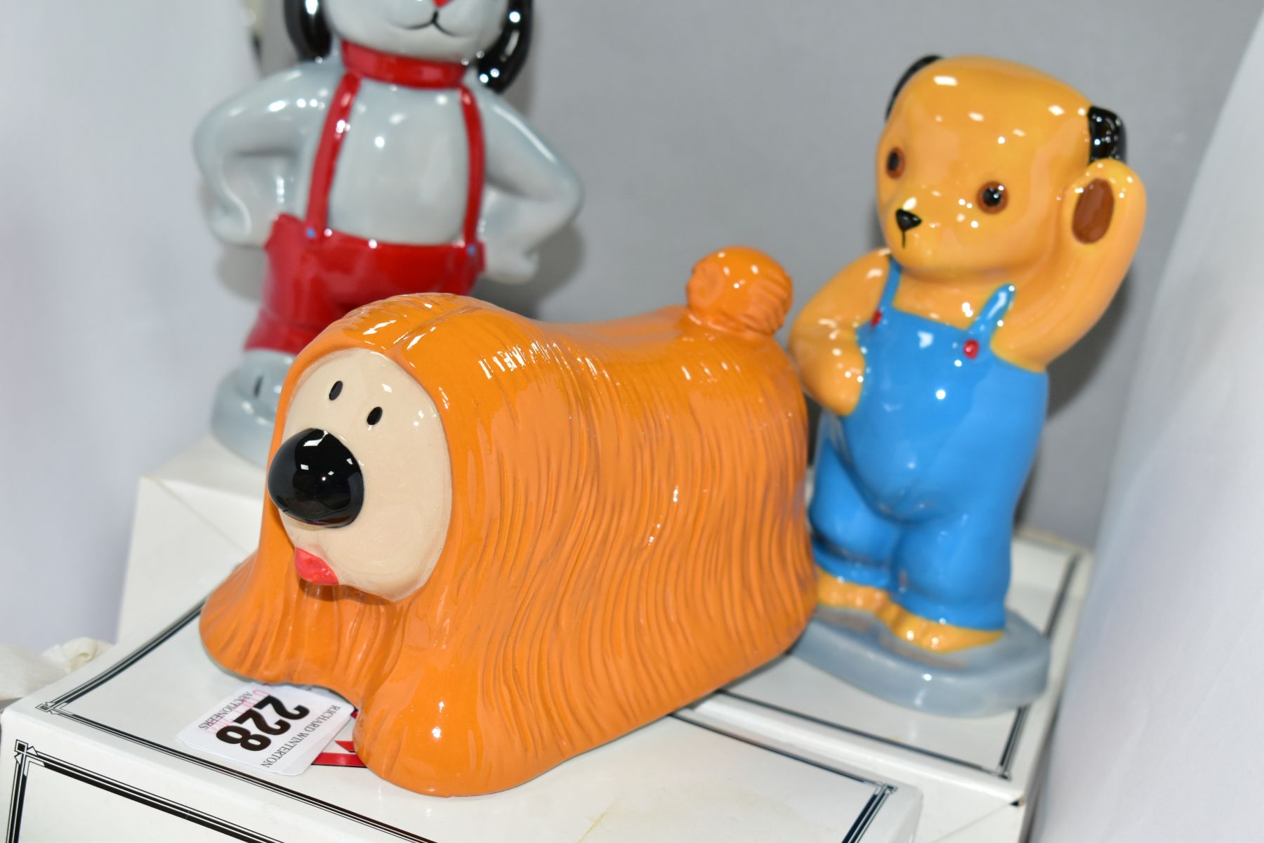 THREE BOXED WADE CAMTRAK'S CHILDHOOD FAVOURITE FIGURES, comprising Dougal (magic Roundabout) 1995 no - Image 2 of 4