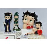 FOUR BOXED LIMITED EDITION WADE C & S COLLECTABLES BETTY BOOP FIGURES/MONEY BOX, comprising