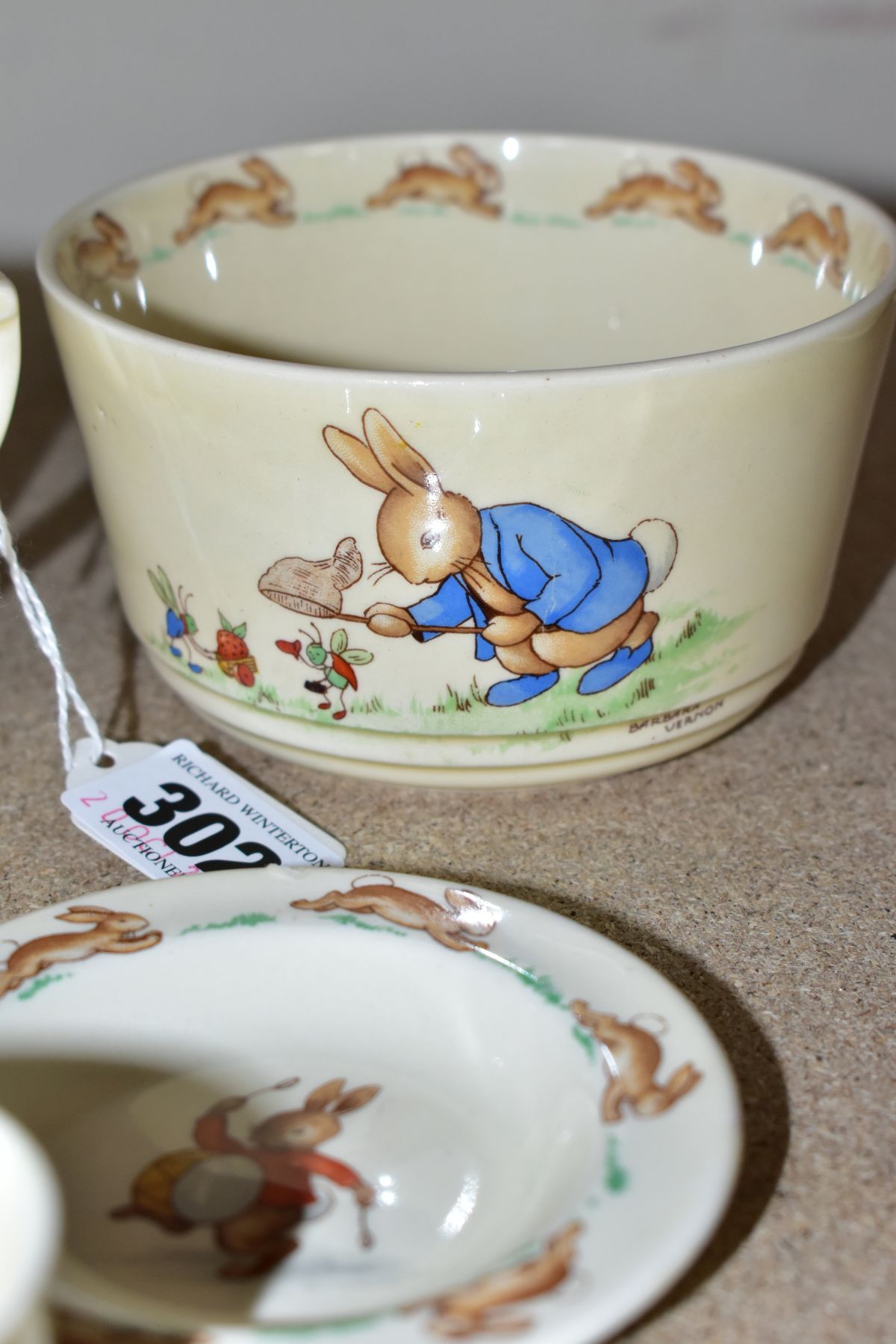 FIFTEEN PIECES OF ROYAL DOULTON BUNNYKINS EARTHENWARE TABLEWARES DESIGNS BY BARBARA VERNON AND - Image 5 of 11