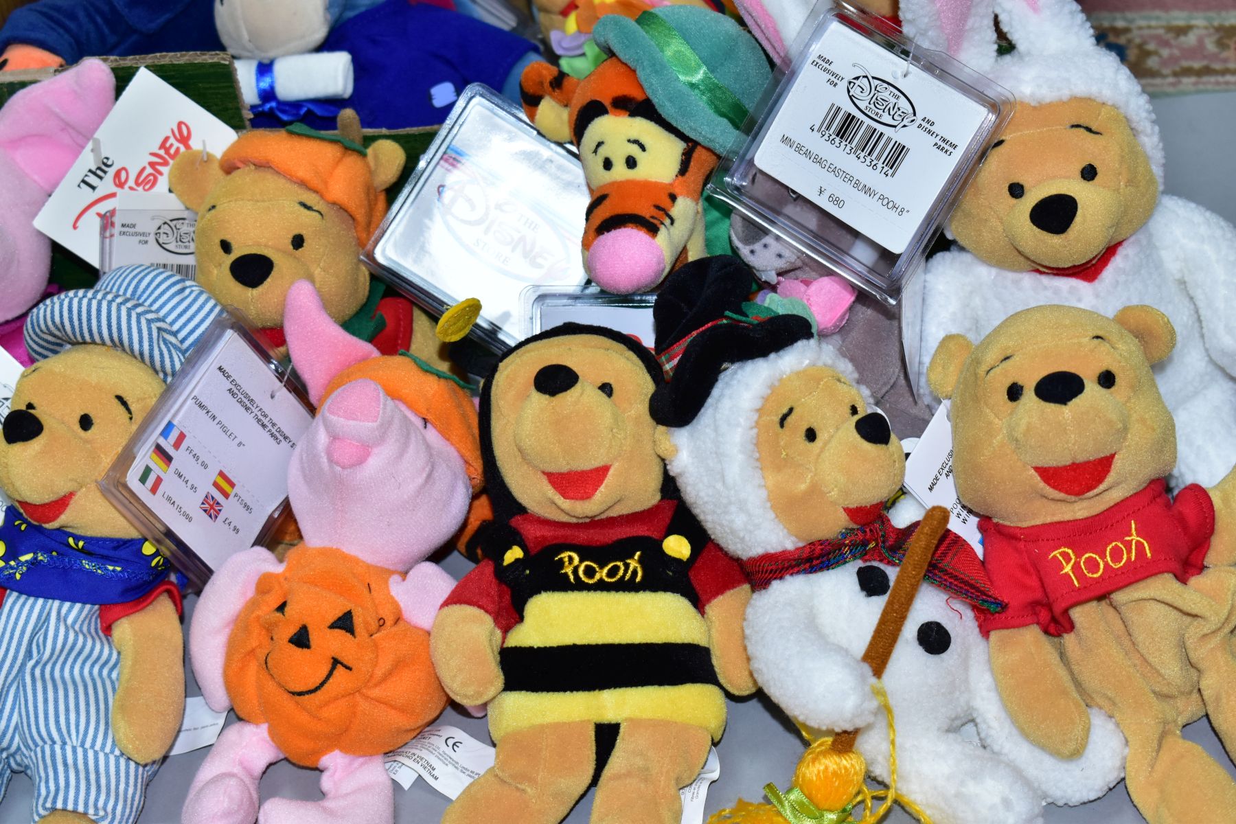 A BOX OF DISNEY BEANIE SOFT TOYS, most still with tags, characters include Winnie The Pooh, - Image 2 of 3