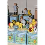 TEN BOXED ROYAL DOULTON FIGURES CELEBRATING 70 YEARS OF WINNIE THE POOH, comprising Winnie The