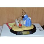 A BOXED ROYAL DOULTON LIMITED EDITION BUNNYKINS FIGURE GROUP (TABLEAU) BATH NIGHT BUNNYKINS DB241,