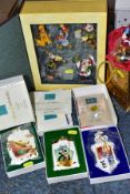 THREE BOXED WALT DISNEY CLASSICS COLLECTION ANNUAL HOLIDAY ORNAMENTS, comprising Dumbo 1995,