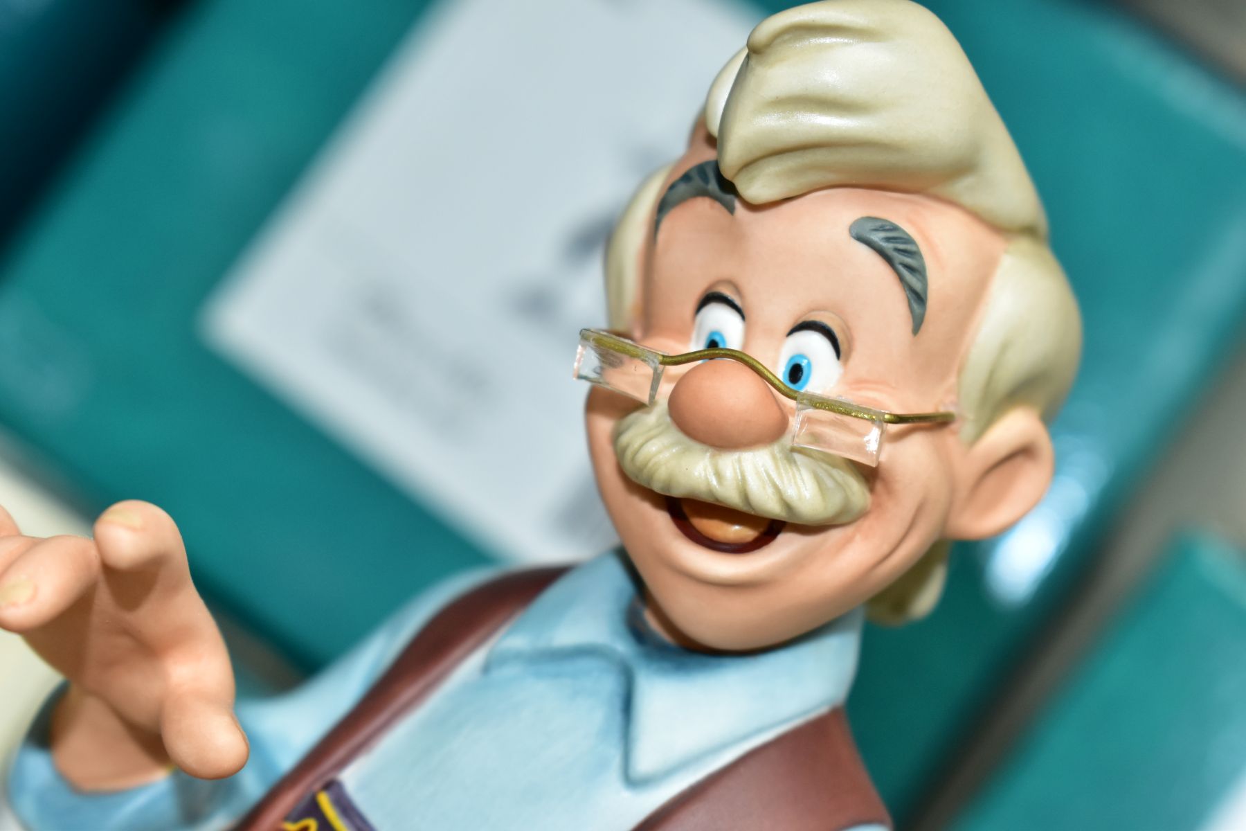 SEVEN BOXED WALT DISNEY CLASSICS COLLECTION PINOCCHIO FIGURES, comprising Making Dreams Come True, - Image 9 of 11