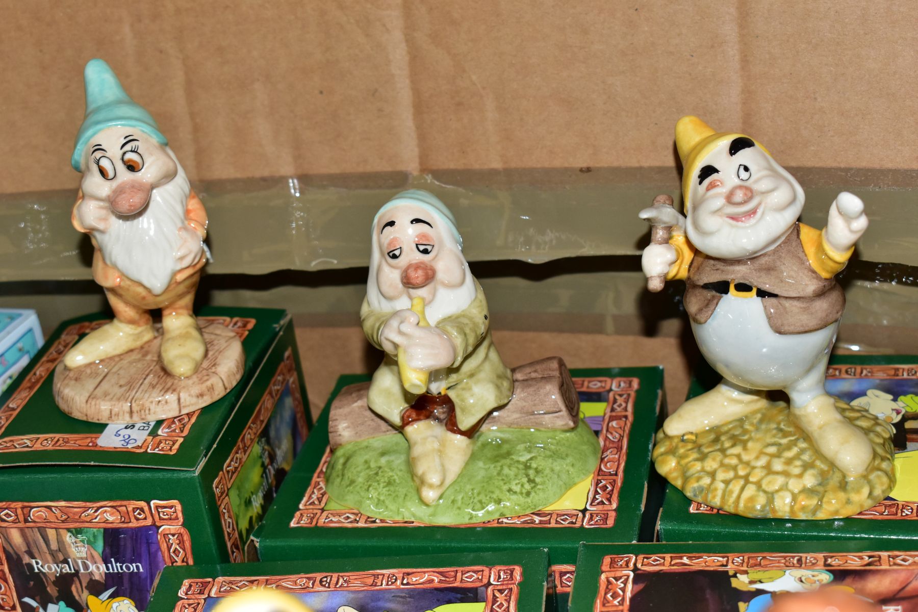 A BOXED LIMITED EDITION SET OF EIGHT ROYAL DOULTON FIGURES FROM THE SNOW WHITE AND THE SEVEN DWARFS, - Image 6 of 6
