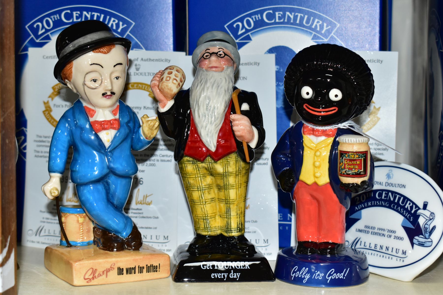 FOUR BOXED ROYAL DOULTON LIMITED EDITION FIGURES FROM 20TH CENTURY ADVERTISING CLASSICS, - Image 3 of 4