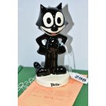 A BOXED LIMITED EDITION BESWICK FOR UKI CERAMICS LTD CARTOON CHARACTER, Felix The Cat no 0071/