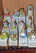 TWELVE BOXED ROYAL ALBERT BEATRIX POTTER FIGURES, BP6, comprising Benjamin Bunny Sat On A Bank (