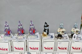 SIX BOXED LIMITED EDITION WADE ARTHUR HARE FIGURES FROM THE VILLAGE PEOPLE COLLECTION, style two,