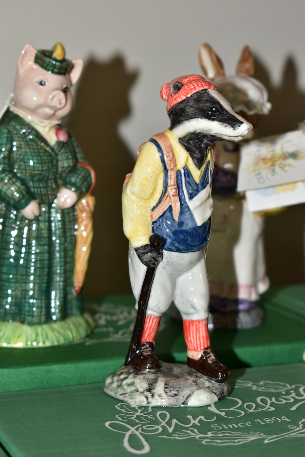 EIGHT BOXED BESWICK FIGURES FROM ENGLISH COUNTRY FOLK SERIES, comprising Huntsman Fox ECF1, - Image 6 of 6