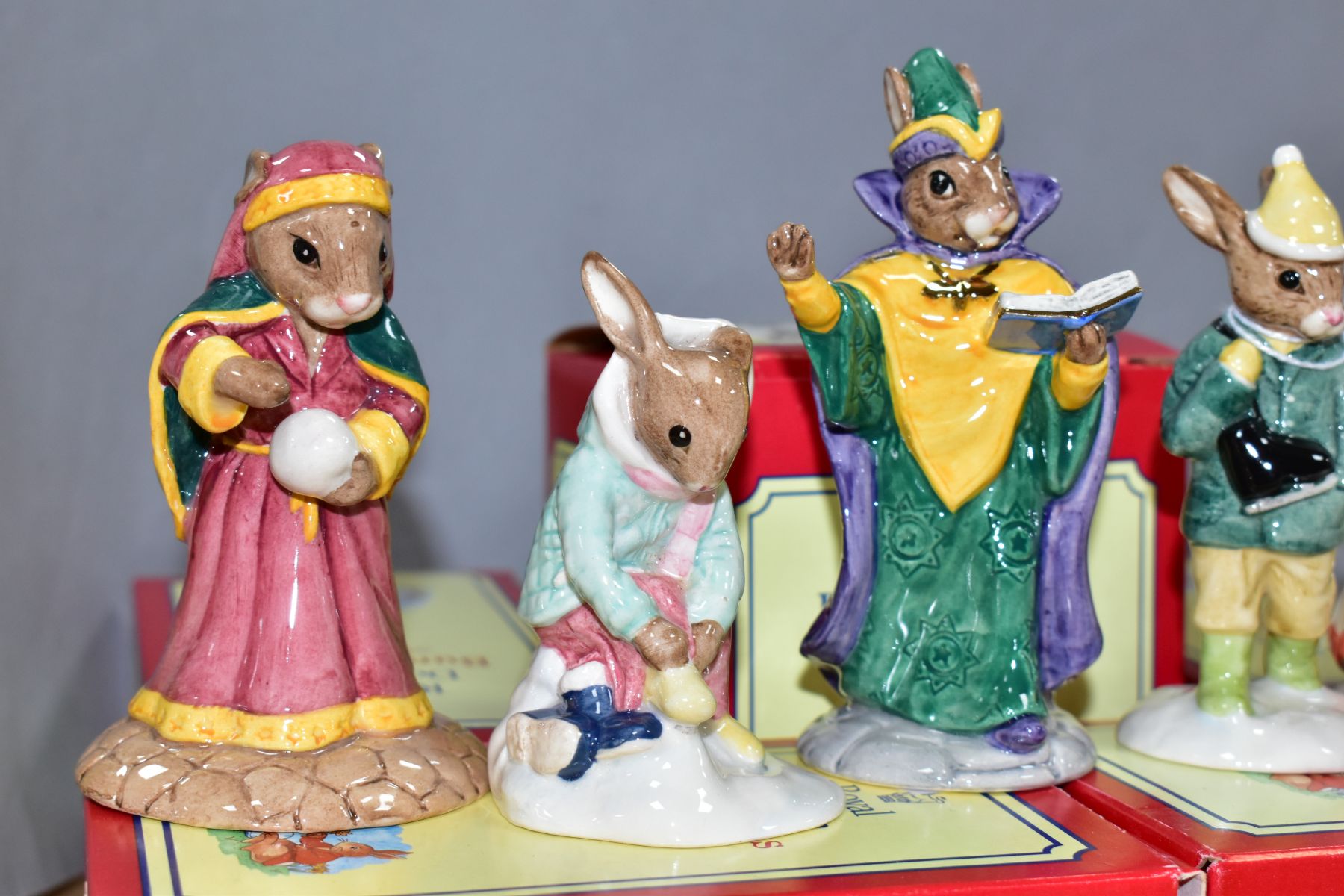 FIVE BOXED ROYAL DOULTON BUNNYKINS FIGURES, comprising Boy Skater DB152, (written label to box), - Image 2 of 4