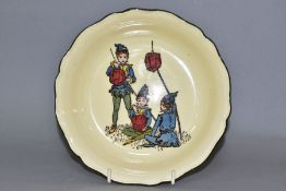 A ROYAL DOULTON SERIES WARE BOWL, Pixies with lantern D3690., diameter 20cm (Condition report:-