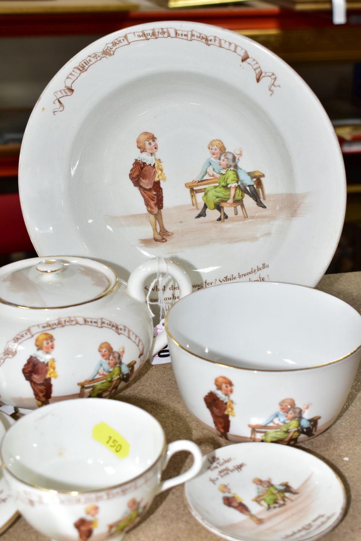 NINE PIECES OF ROYAL DOULTON NURSERY RHYMES 'A' SERIES WARE, designed by William Savage Cooper, ' - Image 2 of 9