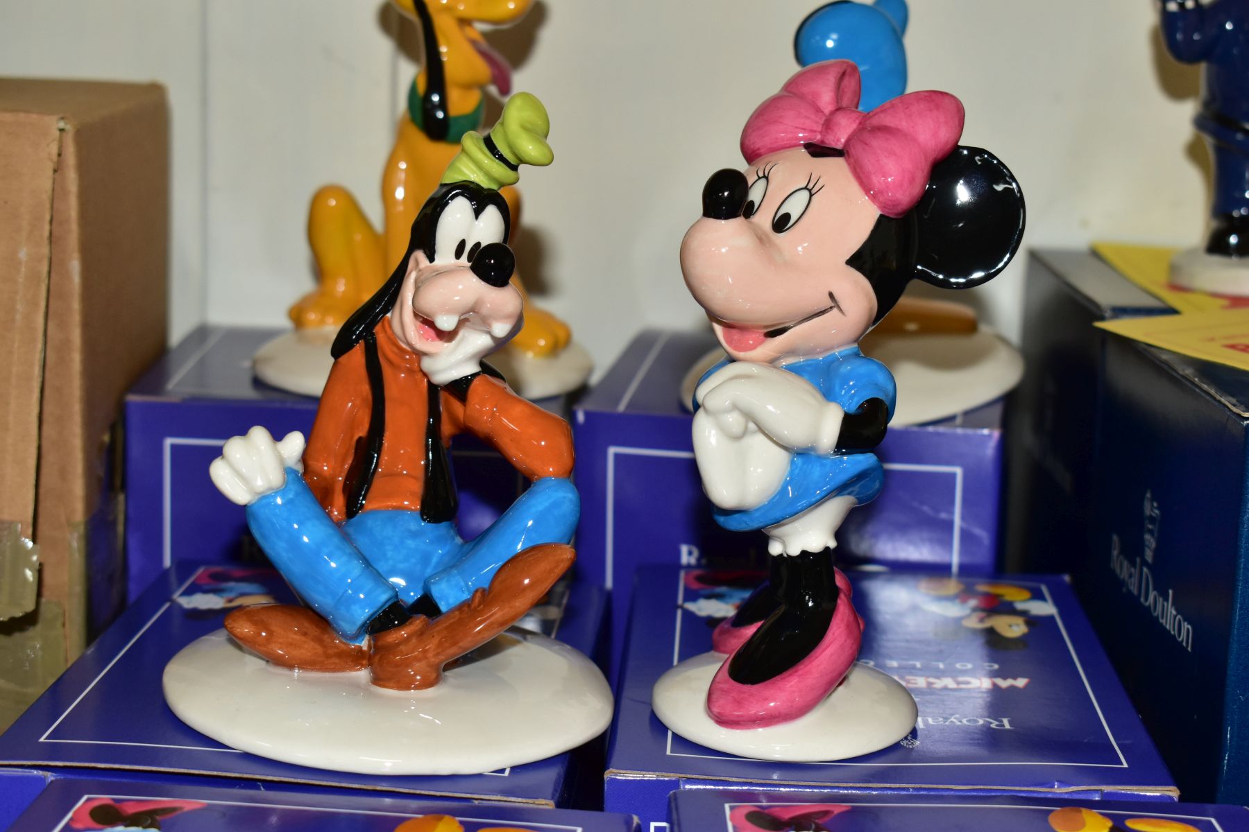 SIX BOXED ROYAL DOULTON FIGURES FROM THE MICKEY MOUSE COLLECTION, comprising Mickey Mouse MM7, - Image 3 of 5