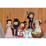 FIVE BOXED LIMITED EDITION WADE BETTY BOOP FIGURES, comprising four exclusively for C & S
