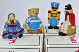 FOUR BOXED WADE MEMBERSHIP FIGURES 1998 FROM TOY BOX SERIES, comprising Amelia Teddy Bear,