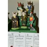 FIVE BOXED LIMITED EDITION BESWICK FOR SINCLAIRS ENGLISH COUNTRY FOLK FIGURES, comprising Hiker