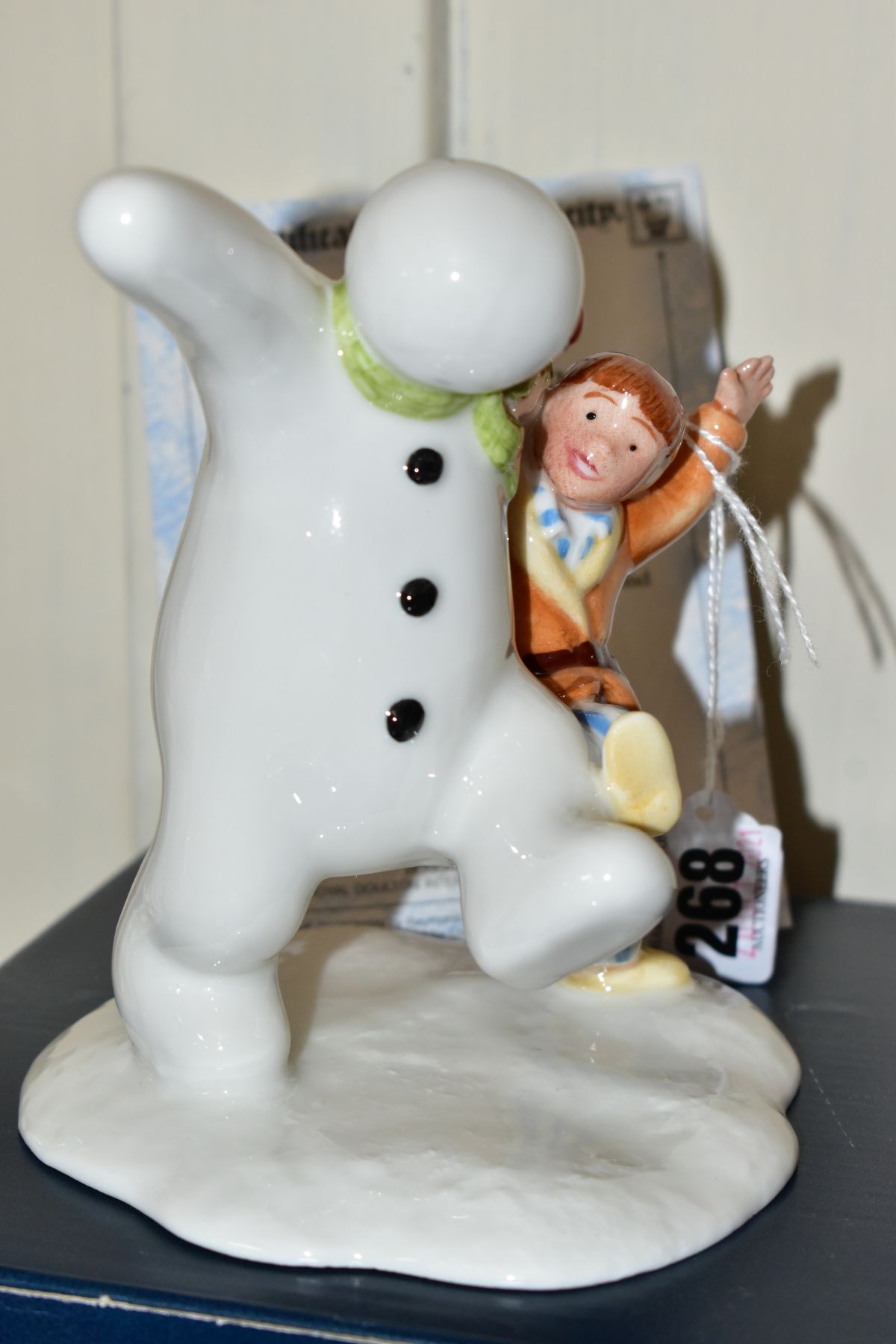 A BOXED LIMITED EDITION ROYAL DOULTON FIGURE GROUP FROM THE SNOWMAN SERIES, The Snowman and James - Image 3 of 4