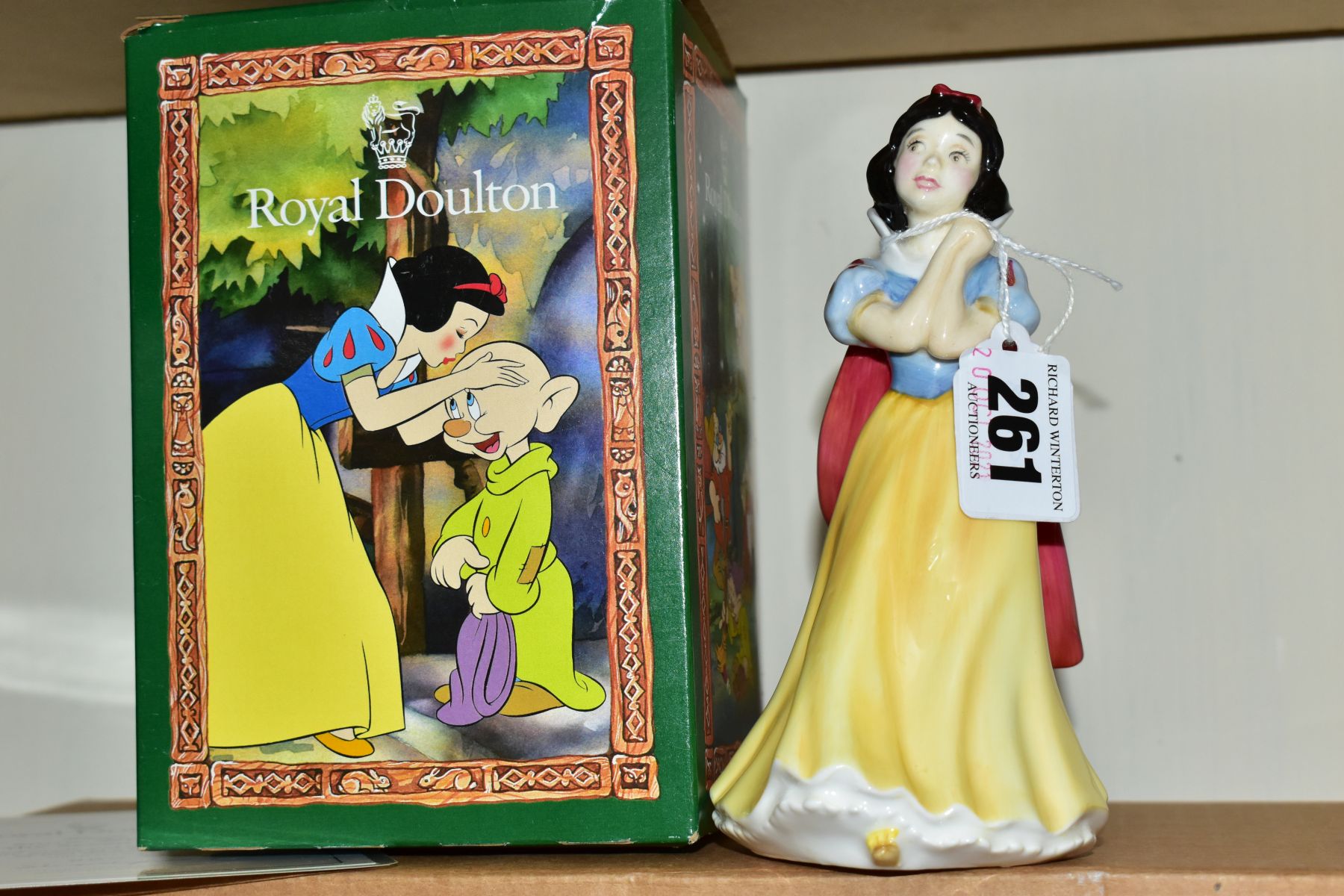 A BOXED LIMITED EDITION SET OF EIGHT ROYAL DOULTON FIGURES FROM THE SNOW WHITE AND THE SEVEN DWARFS, - Image 2 of 6