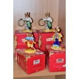 FOUR BOXED ROYAL DOULTON BUNNYKINS FIGURES EXCLUSIVE TO THE INTERNATIONAL COLLECTORS CLUB AND EVENTS