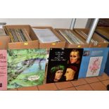 TEN BOXES OF CLASSICAL LPs, over 400 records in total, some musical theatre, sleeves are in well